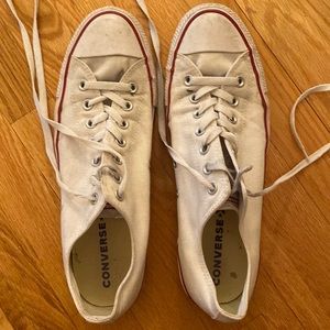White Converse Chuck Taylors